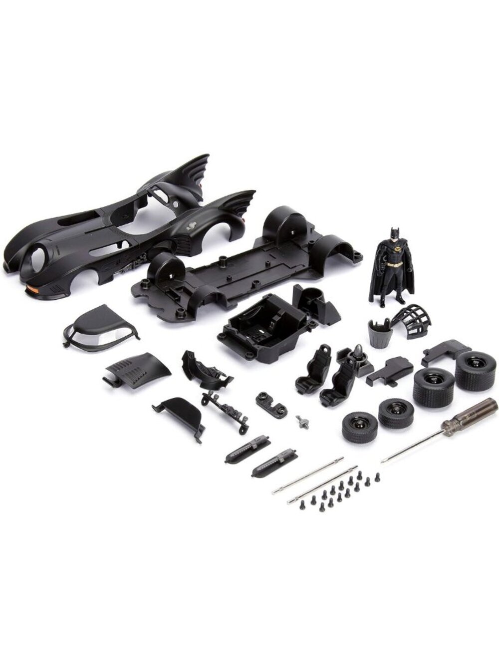 Die-Cast 1989 Batmobile Model Kit & Collectible Metal Figurine, 1:24 Scale